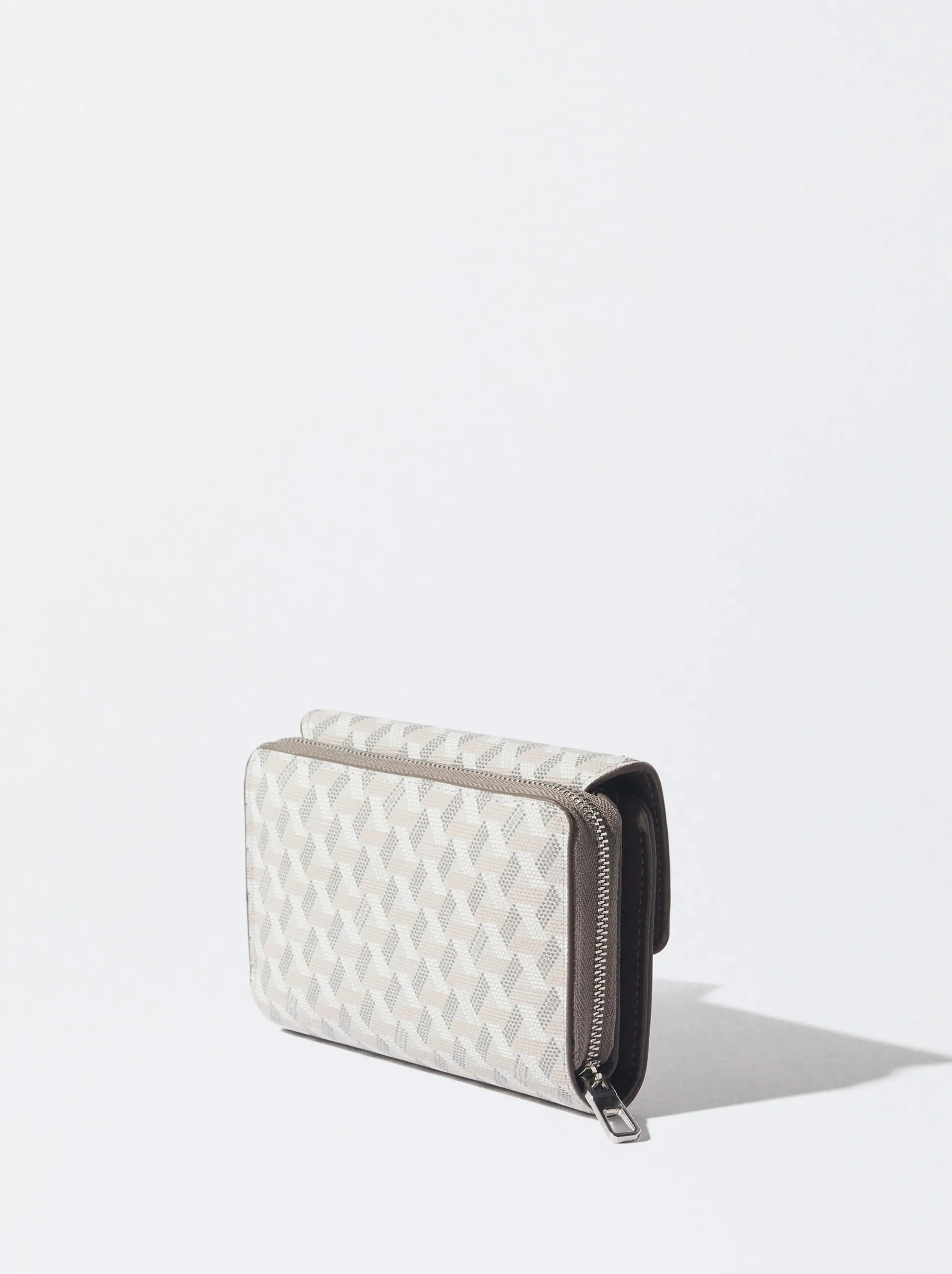 PARFOIS Monedero Estampado Crudo Best Sale