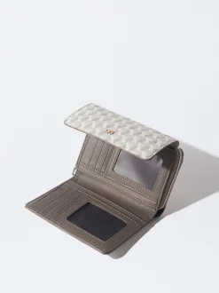 PARFOIS Monedero Estampado Crudo Best Sale