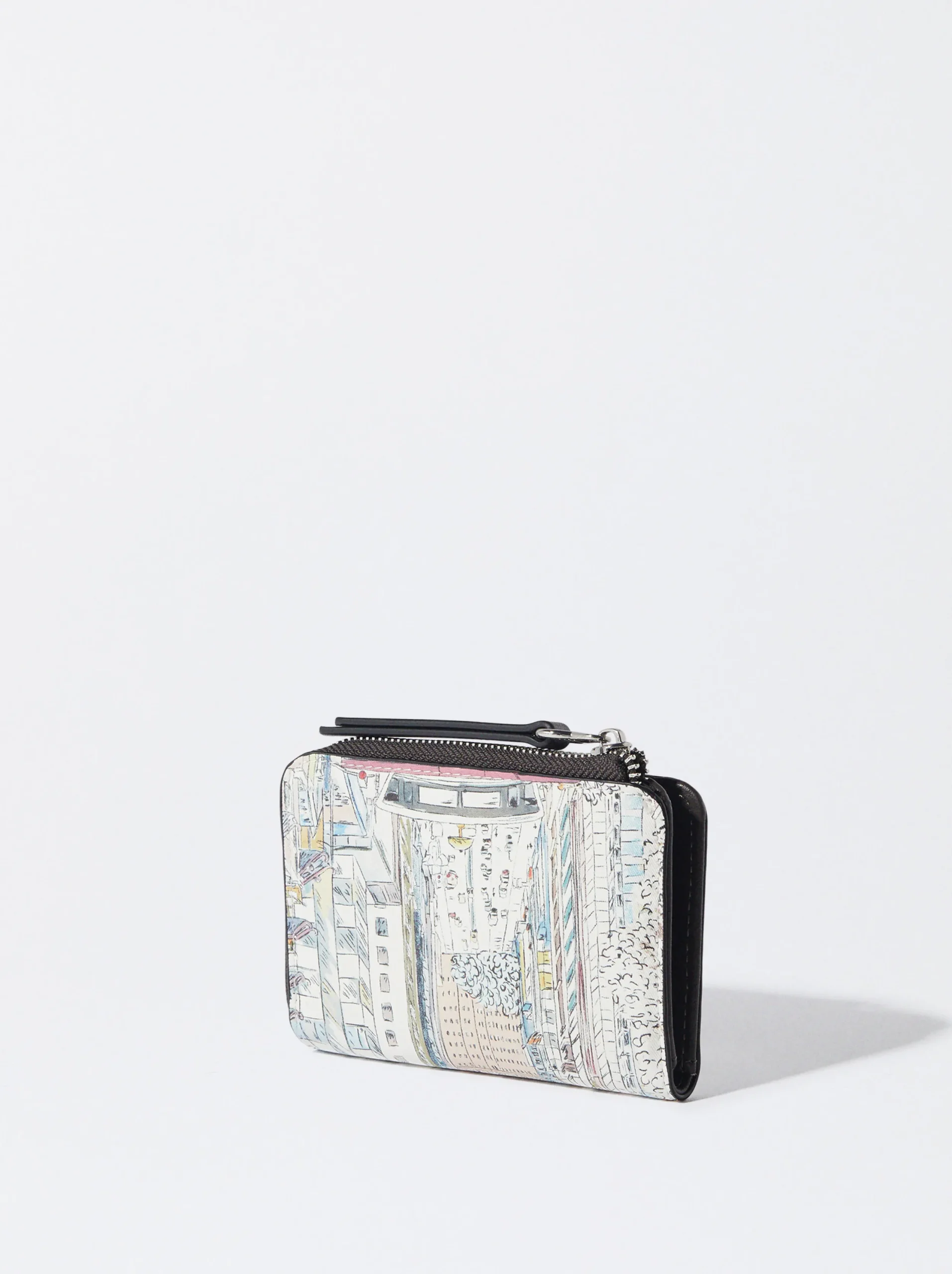 PARFOIS Monedero Estampado Gris New