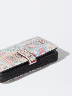 PARFOIS Monedero Estampado Blanco Outlet