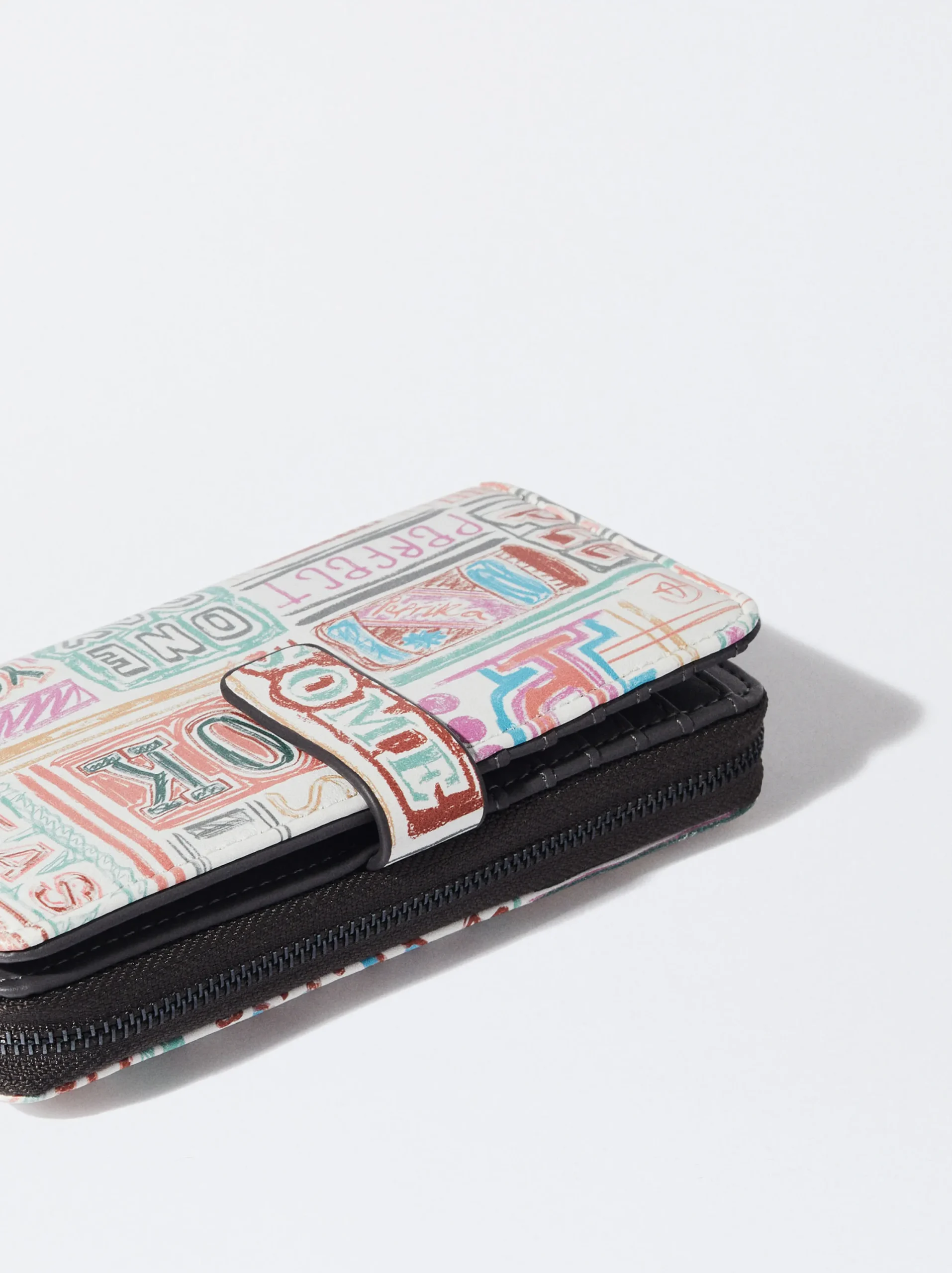 PARFOIS Monedero Estampado Blanco Outlet