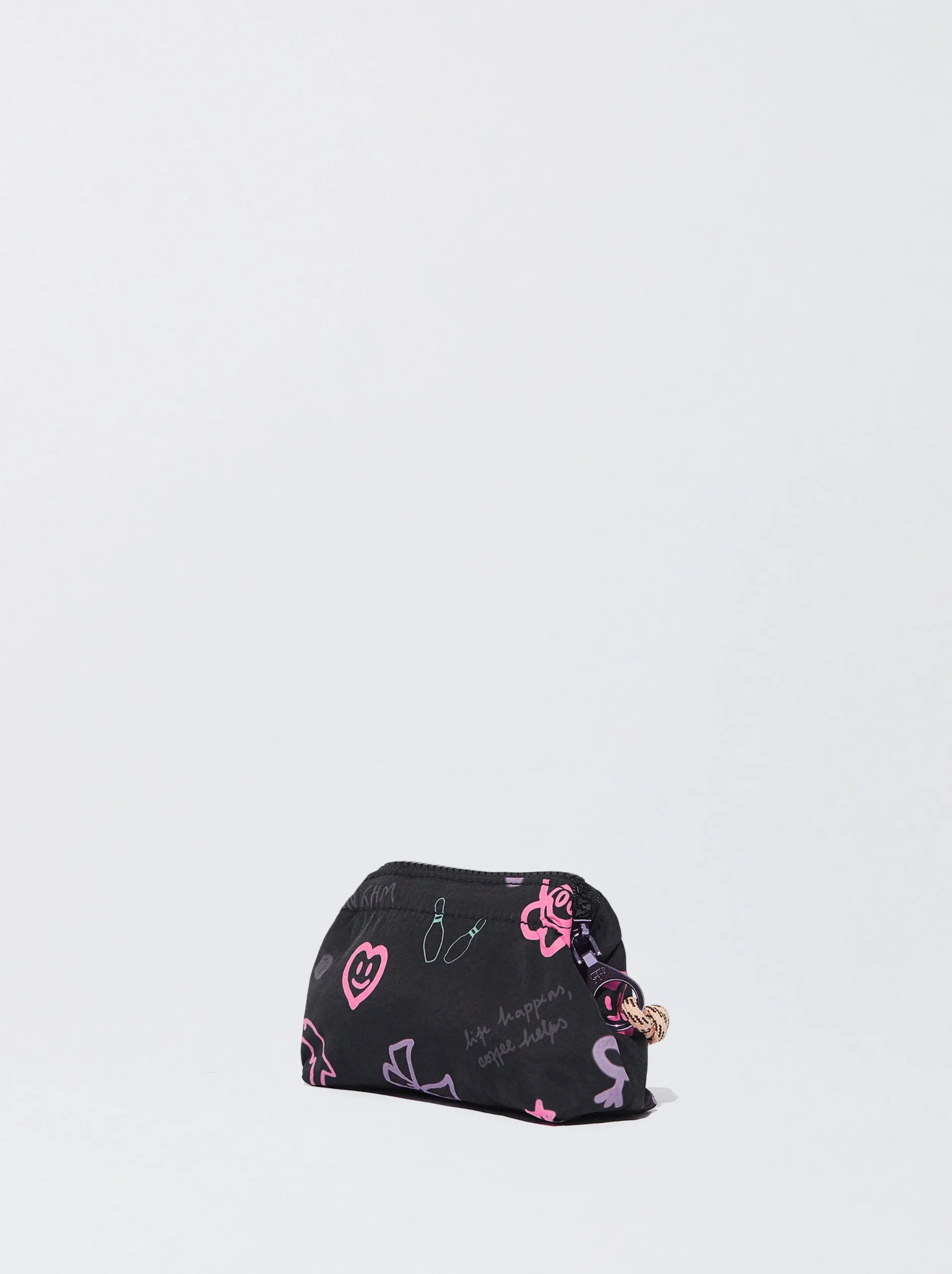 PARFOIS Monedero Estampado De Nylon Multicor Cheap