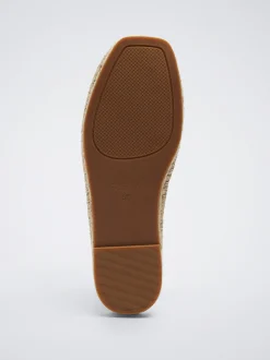 PARFOIS Mules Yute Bicolor Dorado Outlet