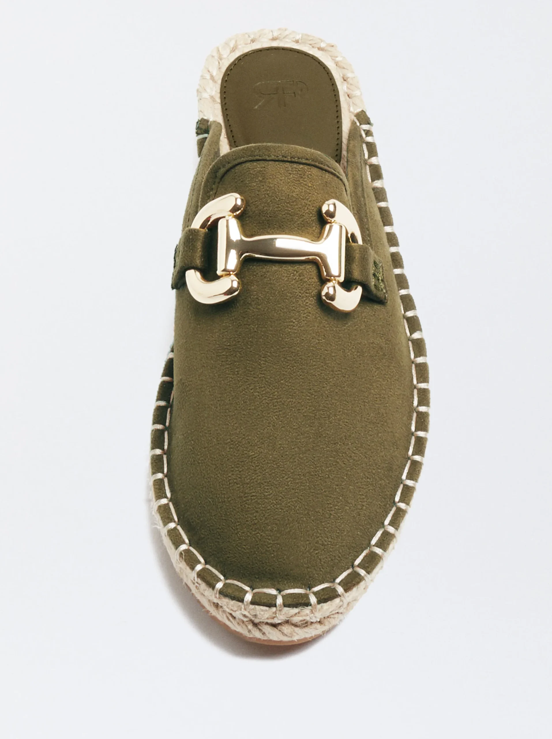 PARFOIS Mules Yute Hebilla Caqui Discount