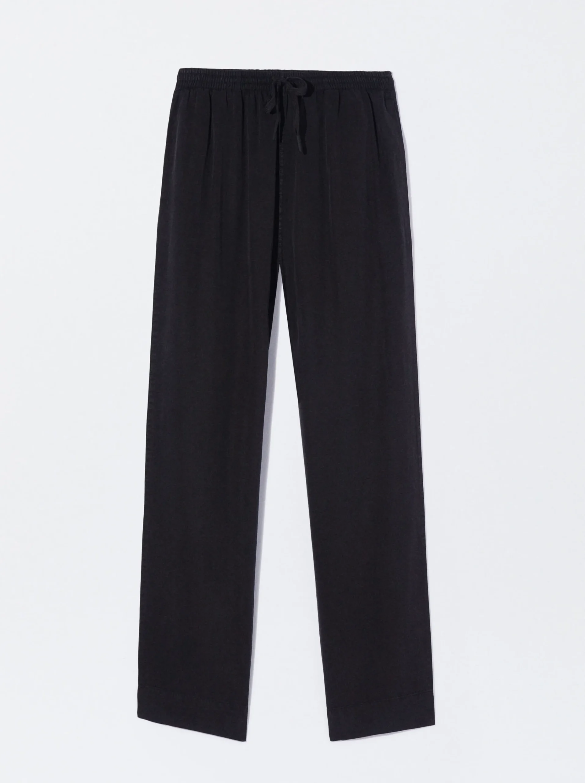 PARFOIS Pantalón 100% Lyocell Negro Fashion