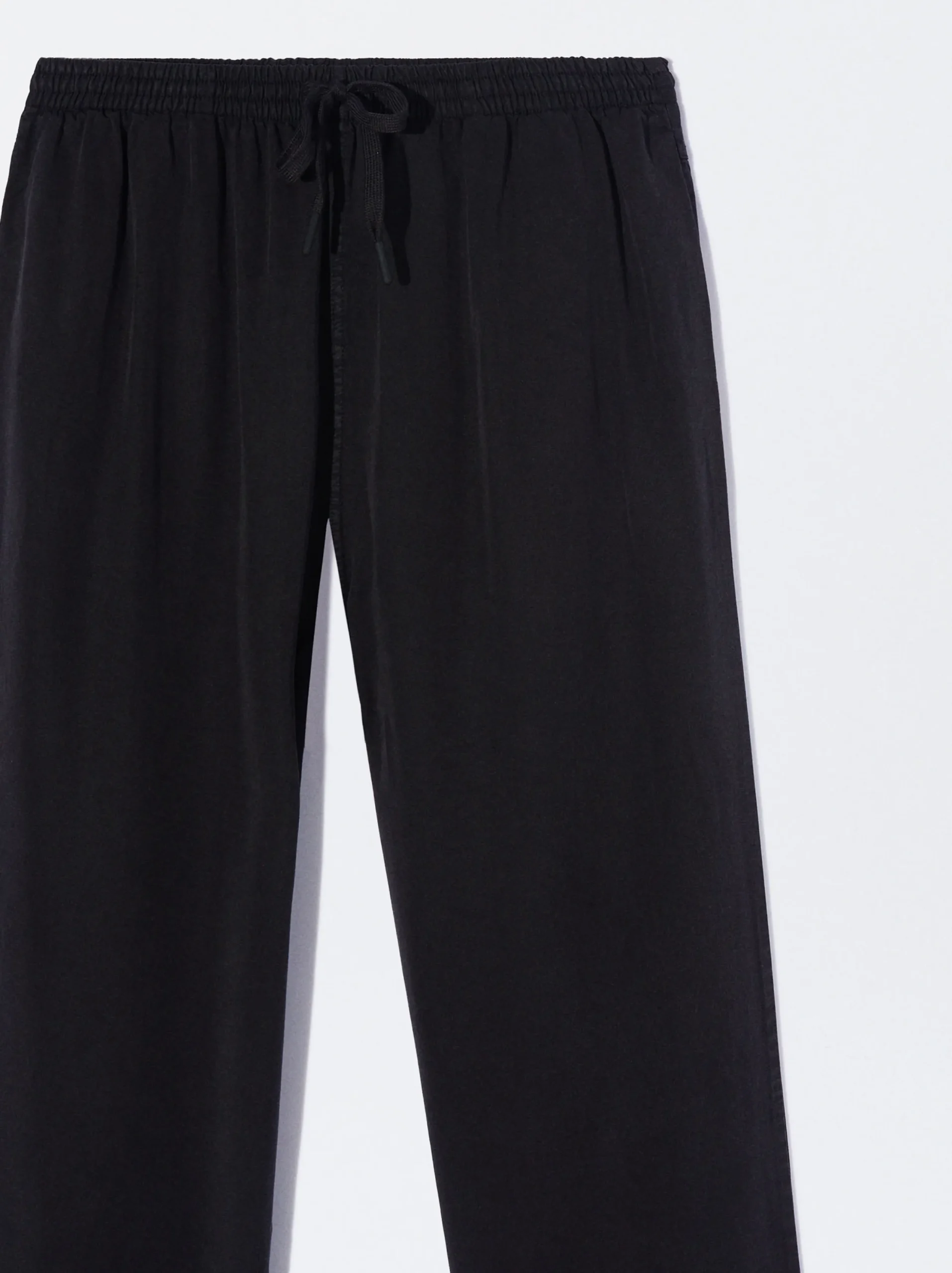 PARFOIS Pantalón 100% Lyocell Negro Fashion