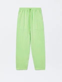 PARFOIS Pantal&oacute;n 100% Lyocell Amarillo Discount