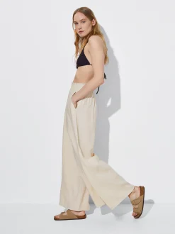 PARFOIS Pantal&oacute;n Ancho Lino Crudo Clearance