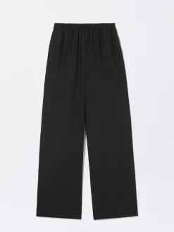 PARFOIS Pantalón Cintura Elástica Negro Discount