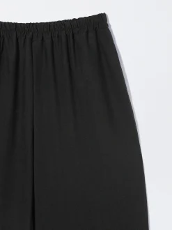 PARFOIS Pantalón Cintura Elástica Negro Discount