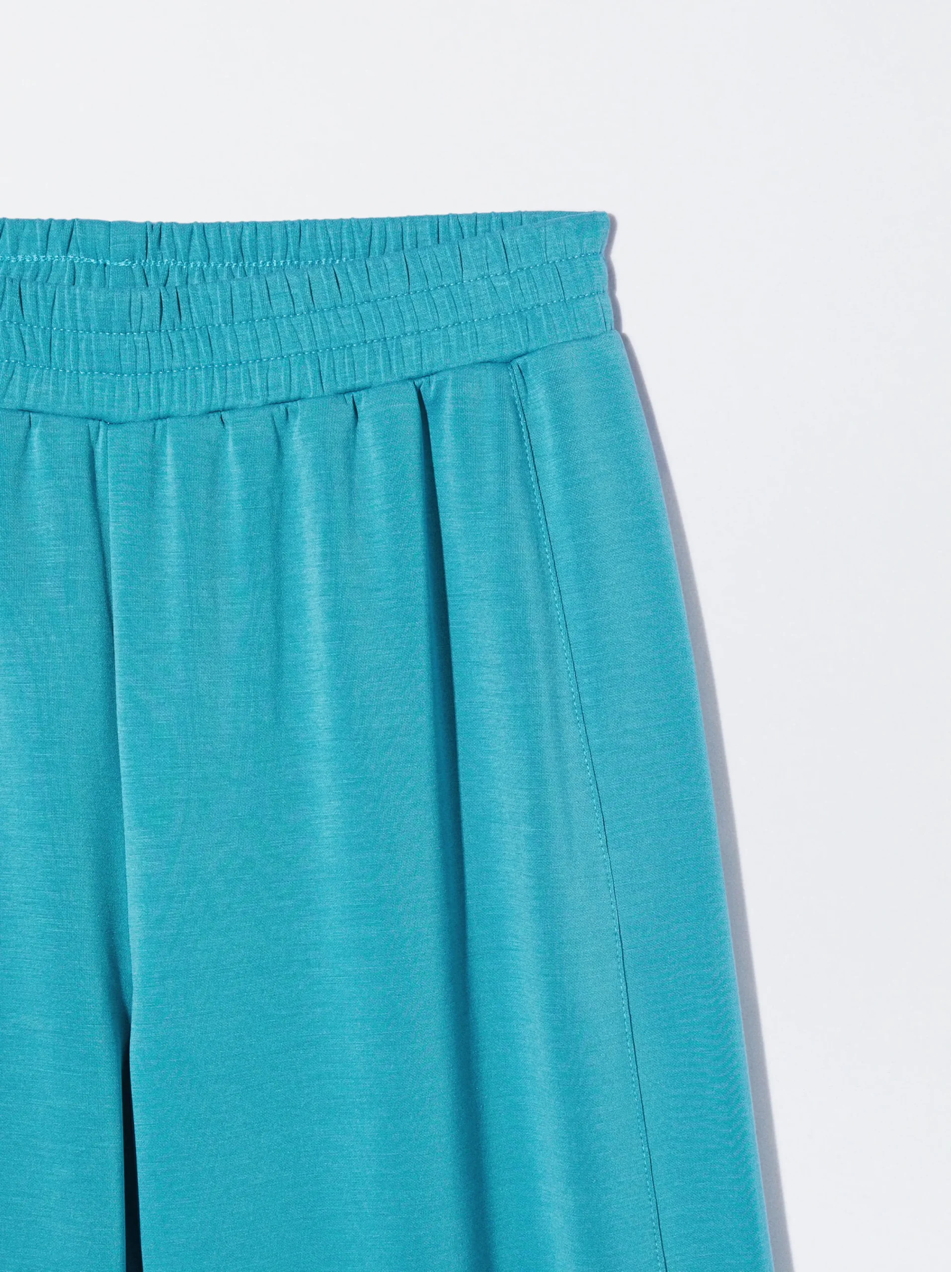 PARFOIS Pantalón Cintura Elástica Azul Cheap