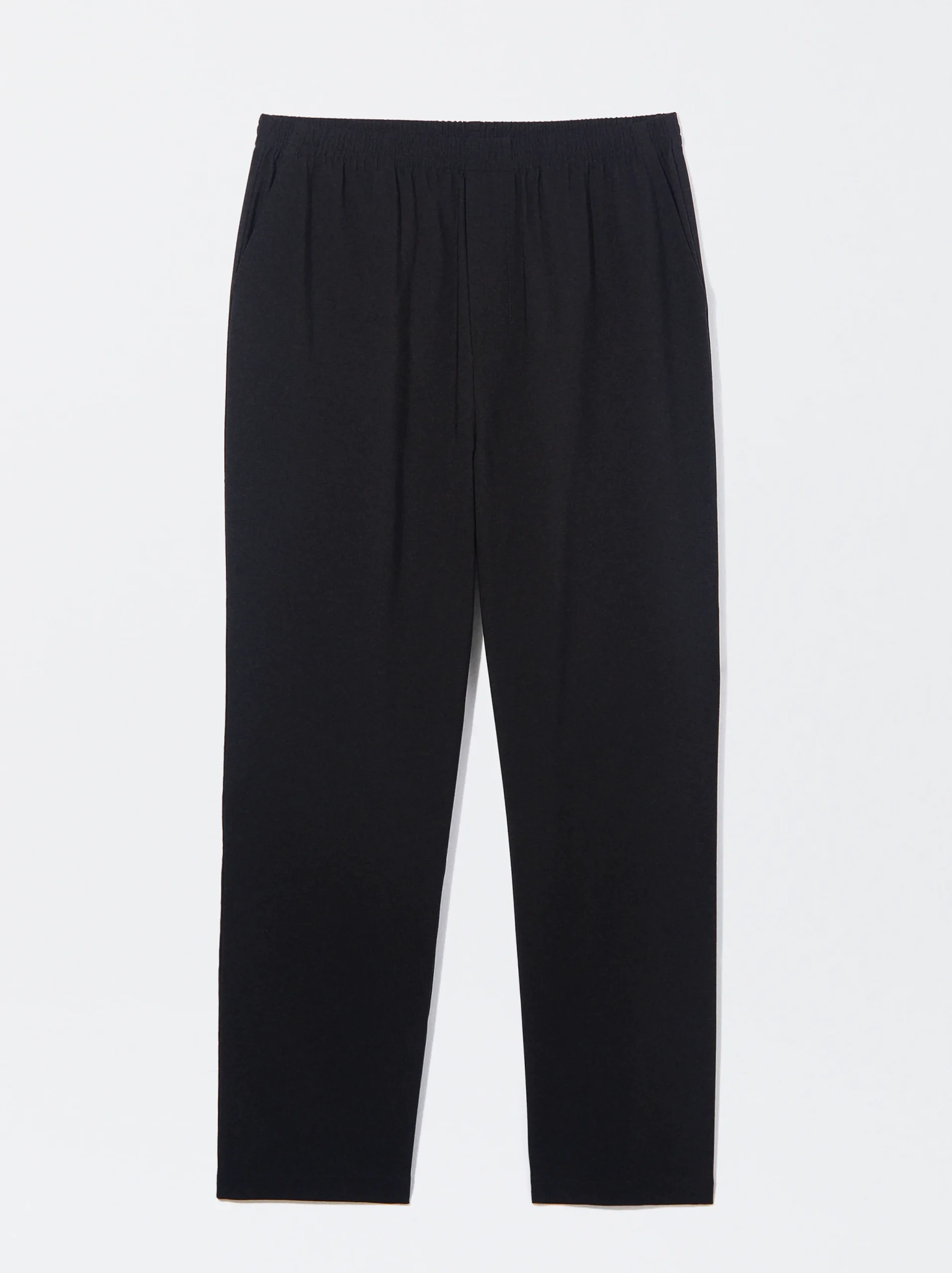 PARFOIS Pantalón Cintura Elástica Negro Discount