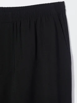 PARFOIS Pantalón Cintura Elástica Negro Discount