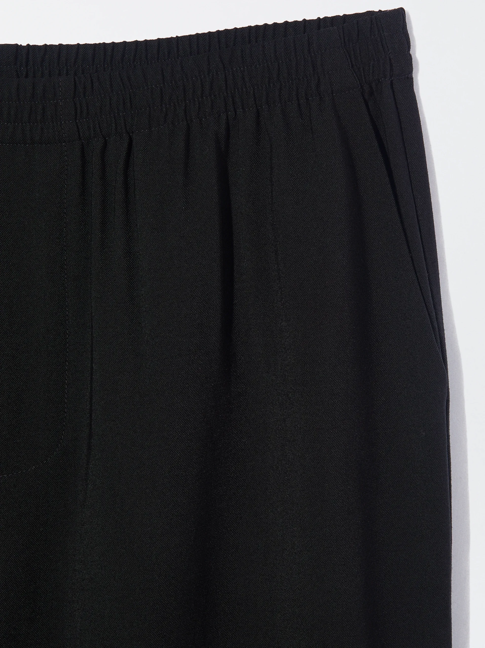 PARFOIS Pantalón Cintura Elástica Negro Discount