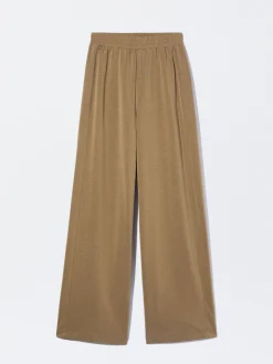 PARFOIS Pantalón Cintura Elástica Caqui Outlet