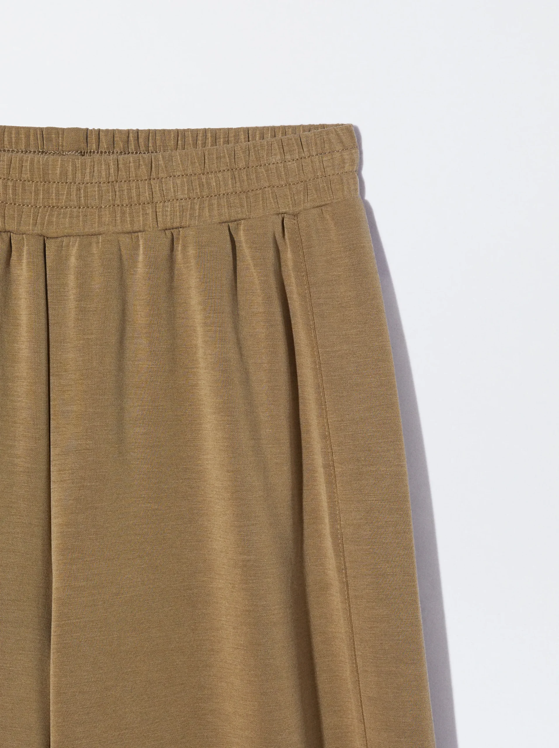 PARFOIS Pantalón Cintura Elástica Caqui Outlet