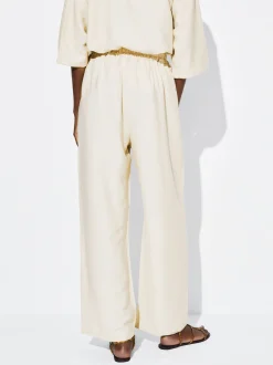 PARFOIS Pantalón Cintura Elástica Beige Sale