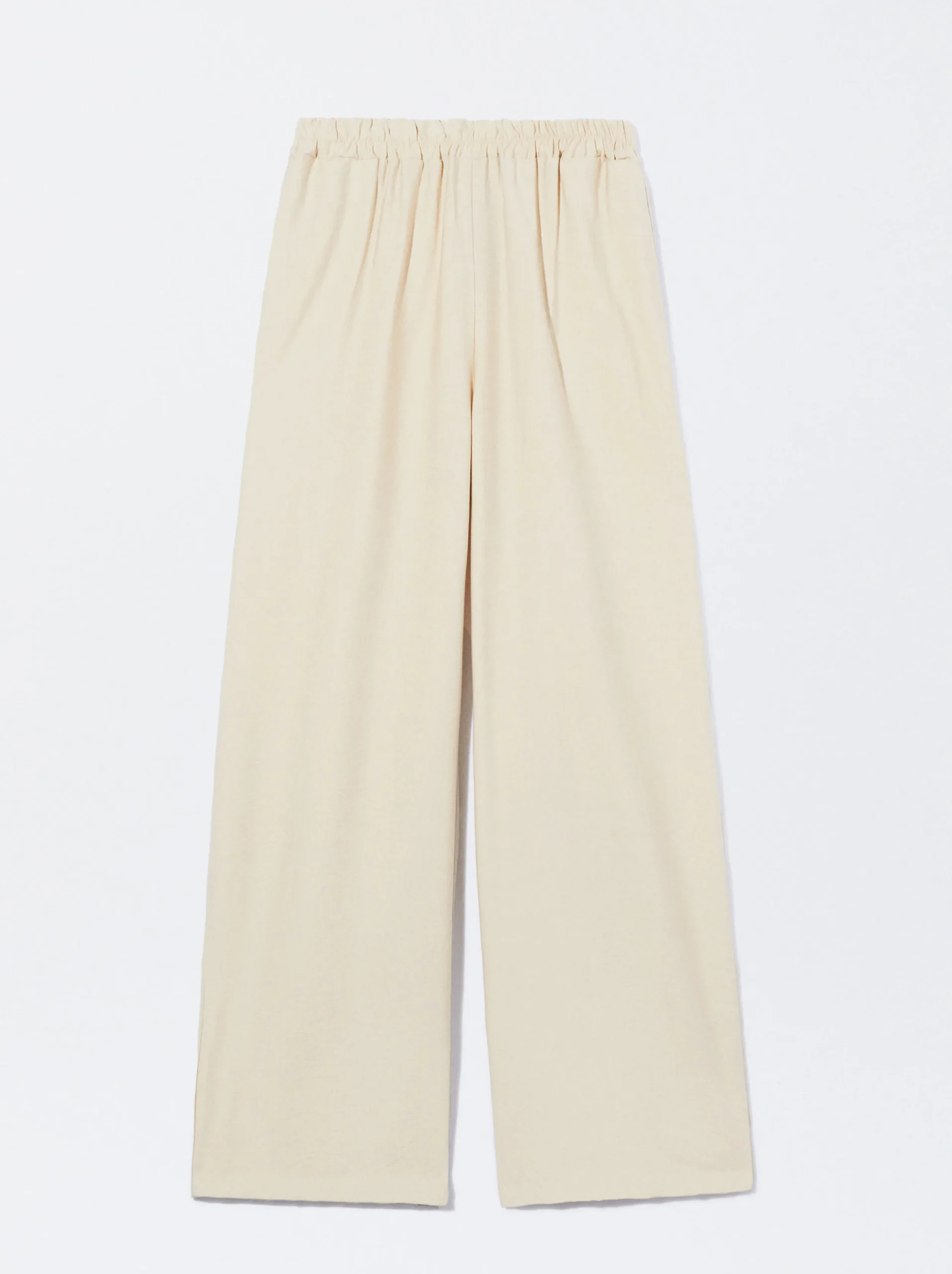 PARFOIS Pantalón Cintura Elástica Beige Sale
