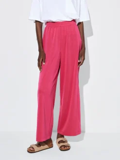PARFOIS Pantal&oacute;n Cintura El&aacute;stica Fucsia Cheap