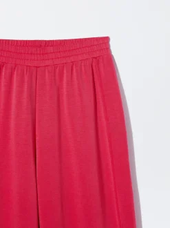 PARFOIS Pantalón Cintura Elástica Fucsia Cheap