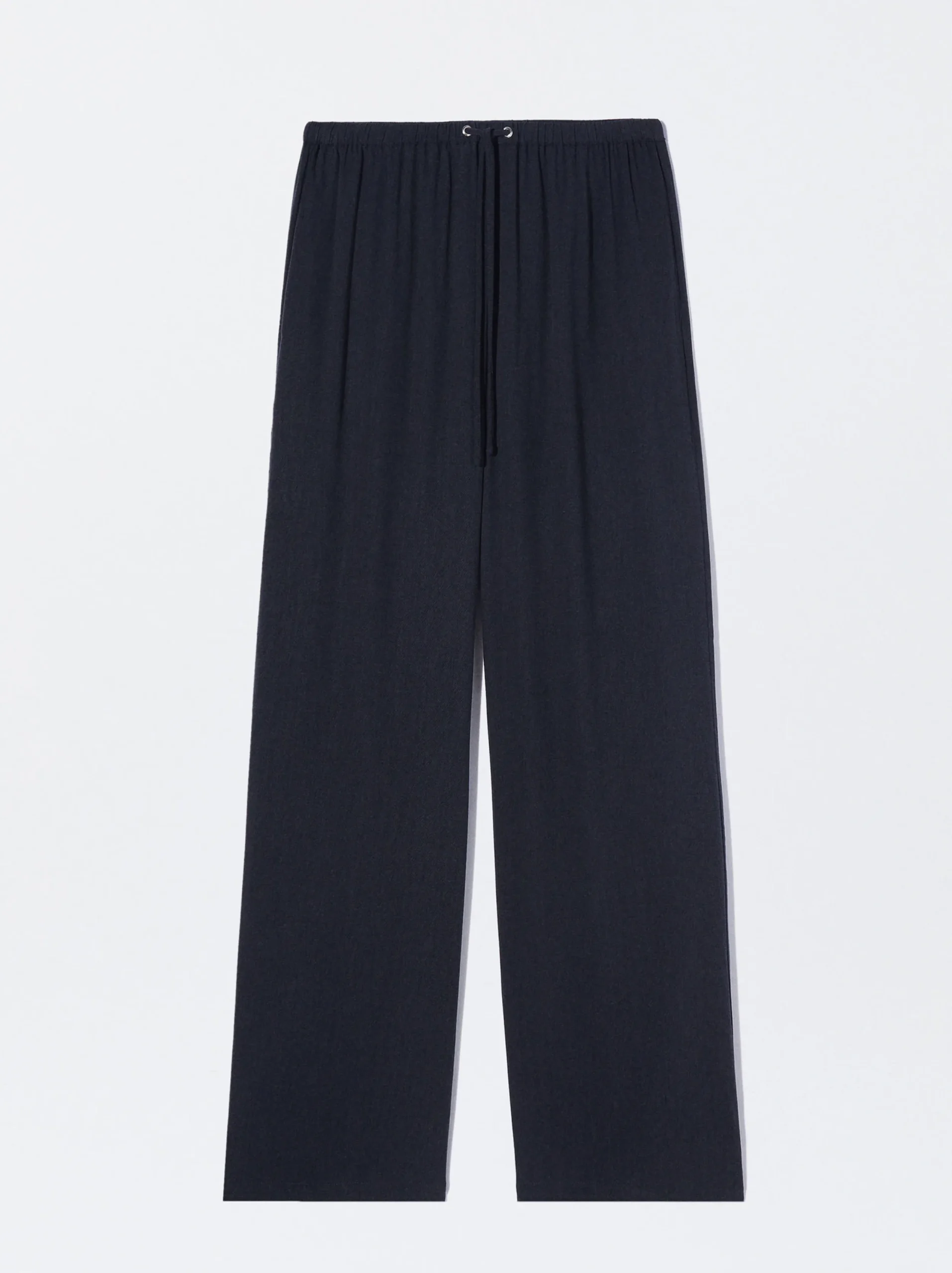 PARFOIS Pantalón De Lyocell Cintura Elástica Azul Online