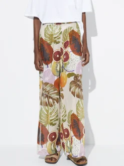 PARFOIS Pantal&oacute;n Estampado Algod&oacute;n Org&aacute;nico Multicor Best Sale
