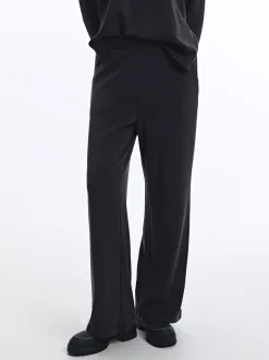 PARFOIS Pantal&oacute;n Fluido Con Cintura El&aacute;stica Gris Outlet