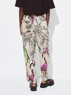 PARFOIS Pantalón Fluido Estampado Multicor Best Sale