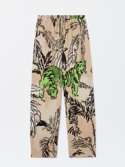 PARFOIS Pantalón Fluido Estampado Multicor Best Sale