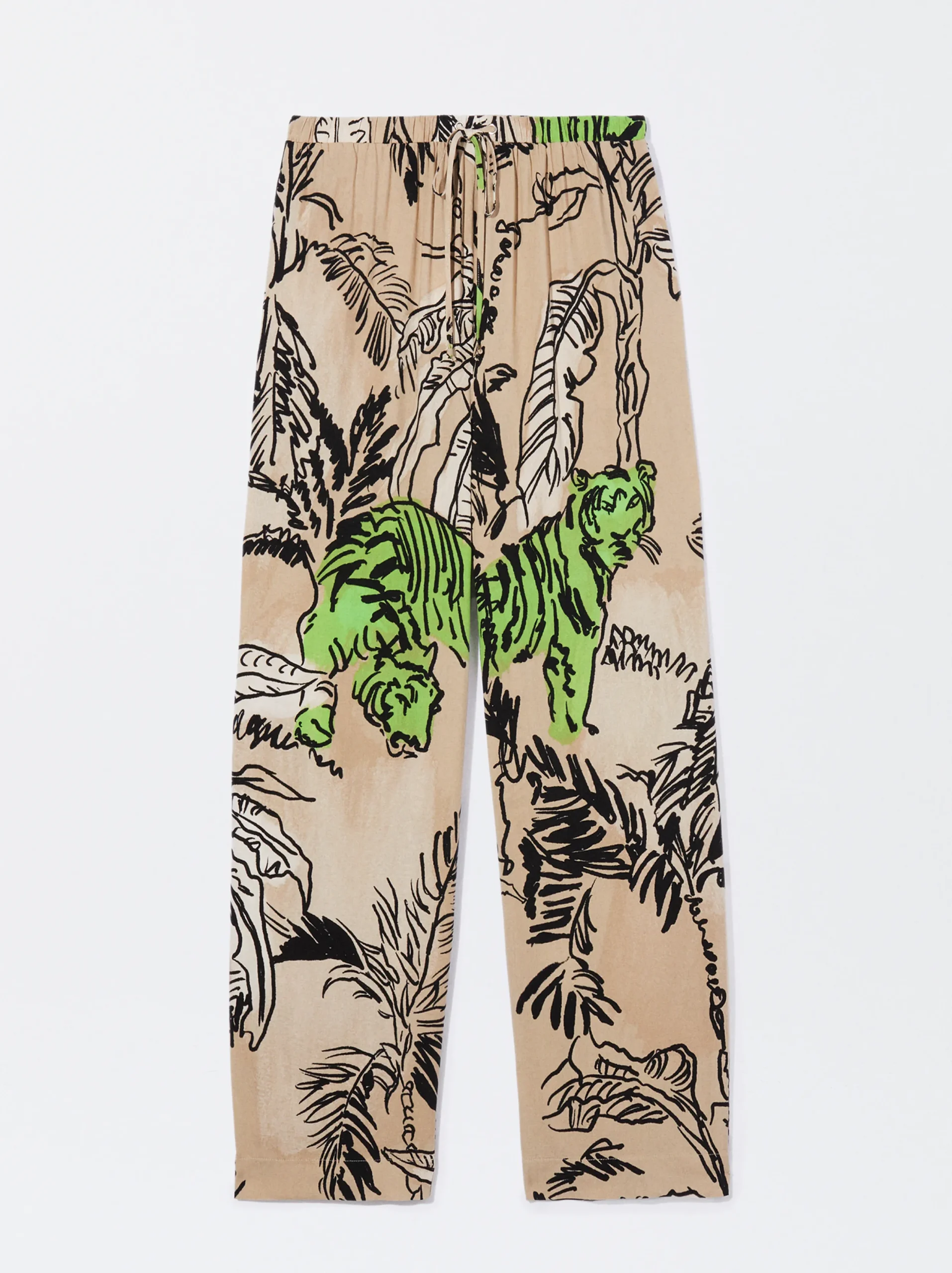 PARFOIS Pantalón Fluido Estampado Multicor Best Sale