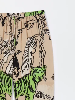 PARFOIS Pantalón Fluido Estampado Multicor Best Sale