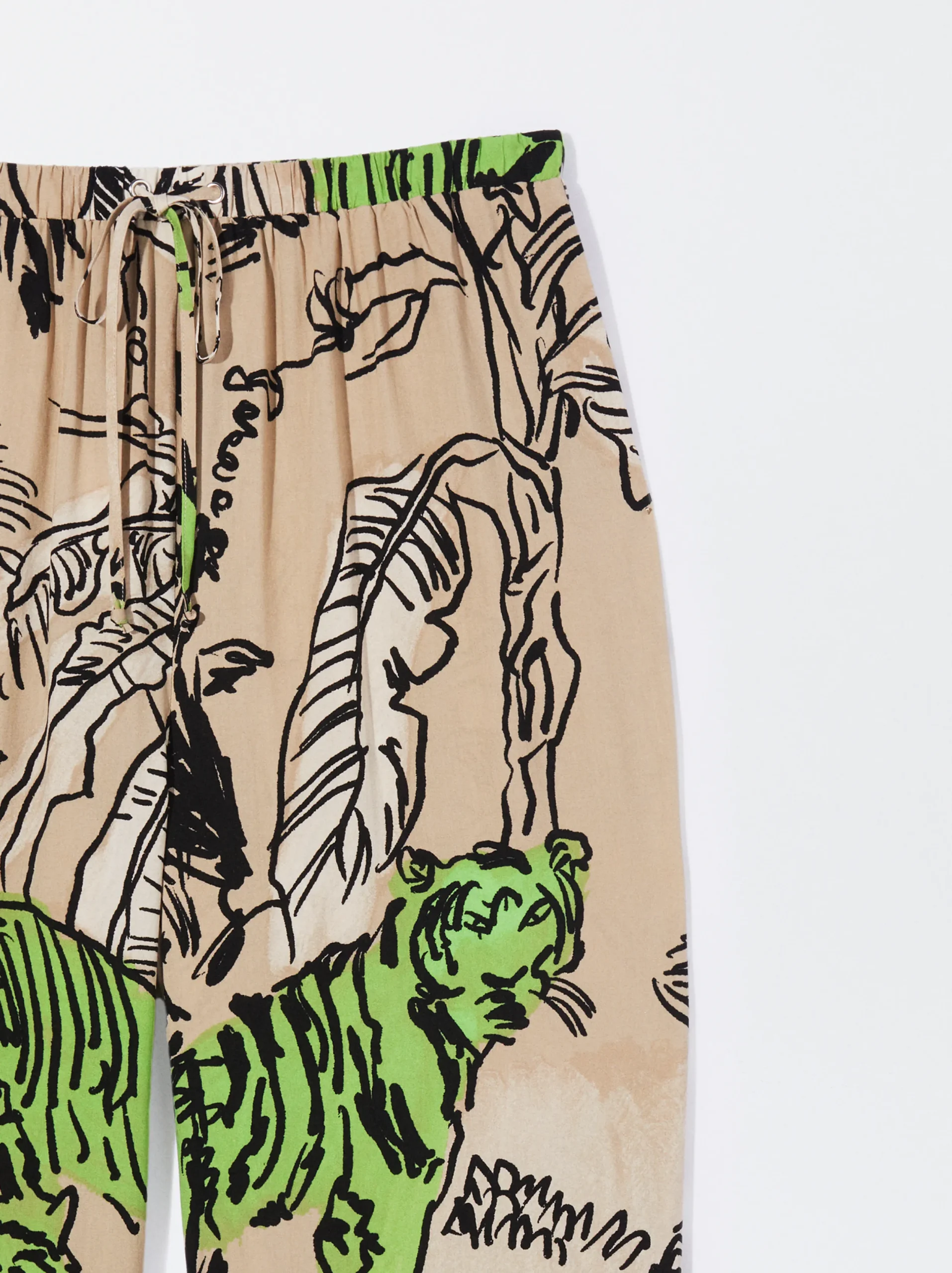 PARFOIS Pantalón Fluido Estampado Multicor Best Sale
