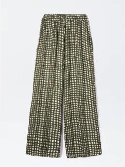 PARFOIS Pantalón Fluido Estampado Caqui Store