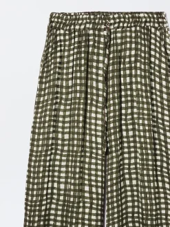 PARFOIS Pantalón Fluido Estampado Caqui Store