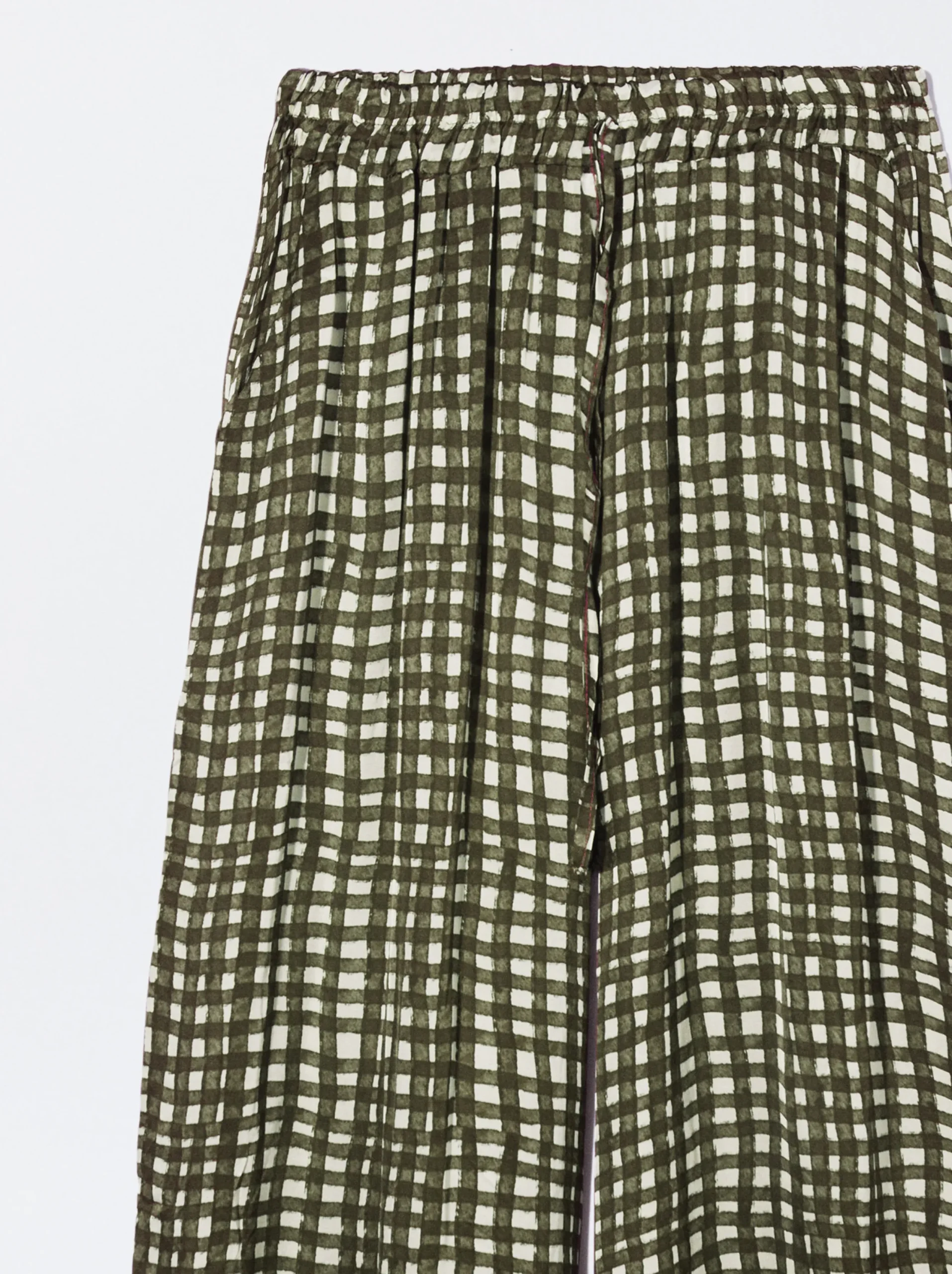 PARFOIS Pantalón Fluido Estampado Caqui Store