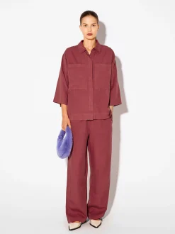 PARFOIS Pantalón Lyocell Animal Print Teja Flash Sale