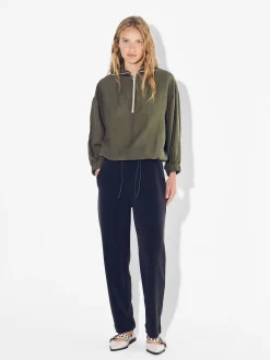 PARFOIS Pantalón Modal Cintura Elástica Gris Best Sale