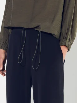 PARFOIS Pantalón Modal Cintura Elástica Gris Best Sale