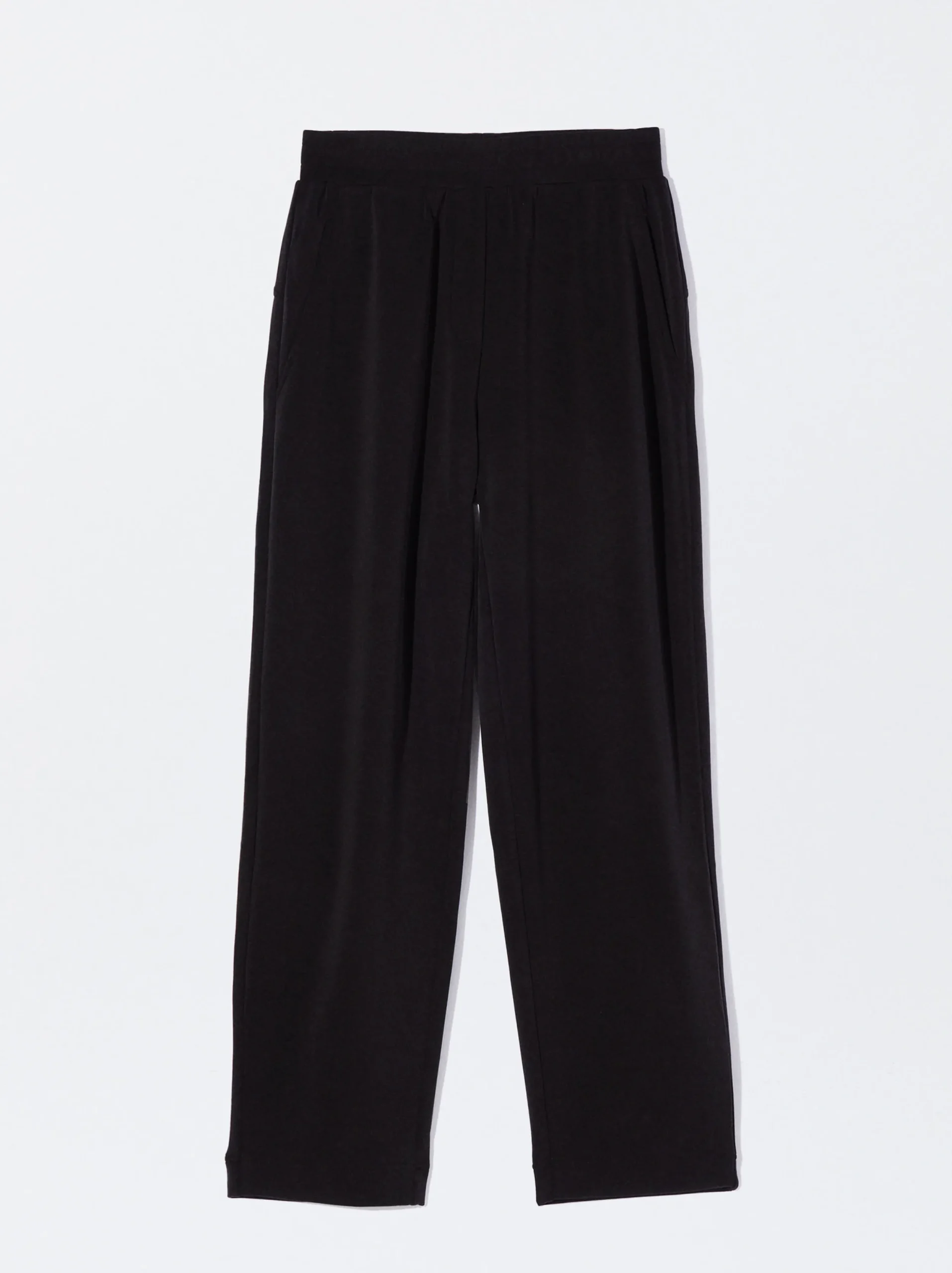 PARFOIS Pantalón Modal Cintura Elástica Gris Best Sale