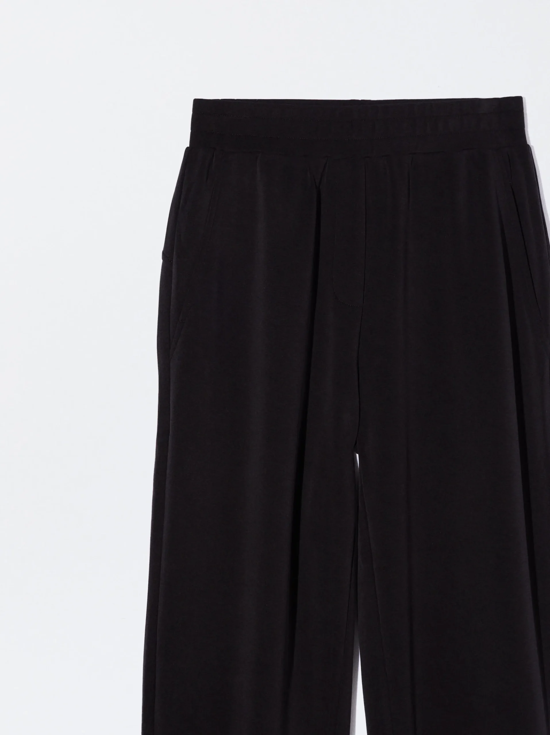 PARFOIS Pantalón Modal Cintura Elástica Gris Best Sale