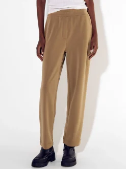 PARFOIS Pantal&oacute;n Modal Cintura El&aacute;stica Camel Discount