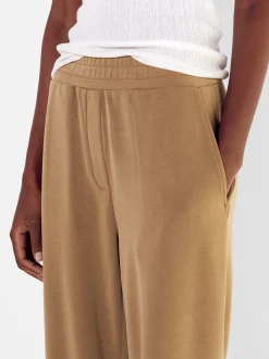 PARFOIS Pantalón Modal Cintura Elástica Camel Discount