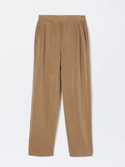 PARFOIS Pantalón Modal Cintura Elástica Camel Discount