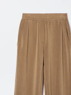 PARFOIS Pantalón Modal Cintura Elástica Camel Discount