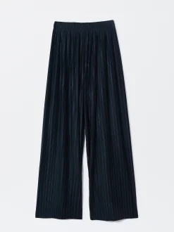 PARFOIS Pantalón Plisado Cintura Elástica Gris Best