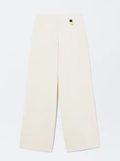PARFOIS Pantal&oacute;n Recto Cintura El&aacute;stica Crudo Discount