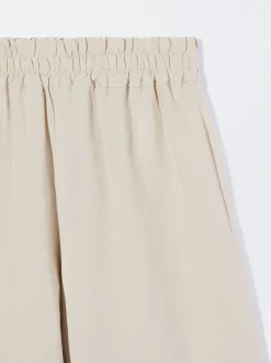 PARFOIS Pantal&oacute;n Recto Con Lino Crudo Sale