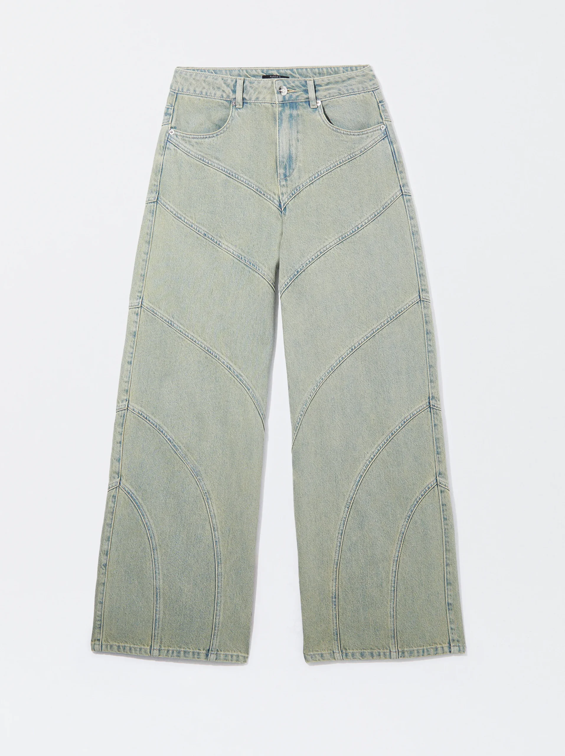 PARFOIS Pantalón Vaquero De Tiro Medio Azul Sale