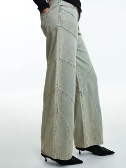 PARFOIS Pantalón Vaquero De Tiro Medio Azul Sale