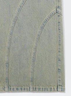 PARFOIS Pantalón Vaquero De Tiro Medio Azul Sale